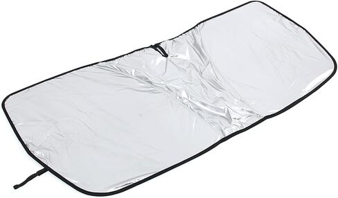 مظلة شمسية للزجاج الأمامي للسيارة ملائمة حسب الطلب متوافقة مع جاكوار F-Type 2013-2024 2025+، حاجب الشمس القابل للطي يحجب الأشعة فوق البنفسجية ظل الشمس لنافذة السيارة، يحافظ على برودة سيارتك (فضي) in Saudi Arabia