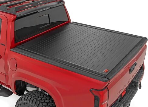 Rough Country Hard Roll-Up Tonneau Cover for Toyota Tacoma (2024-2025) - Aluminum Truck Bed Cover, Fits 5' Bed (60") in Saudi Arabia