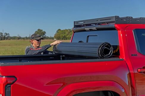 Rough Country Hard Roll-Up Tonneau Cover for Toyota Tacoma (2024-2025) - Aluminum Truck Bed Cover, Fits 5' Bed (60") in Saudi Arabia