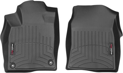 WeatherTech Custom Fit FloorLiners for Honda Civic Type R, Civic Si, Civic - 1st Row (448841), Black in Saudi Arabia