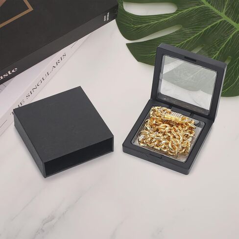Cool Cuban Chain for Men - Stylish Mens Necklace 18/20 inch Cuban Chains in Silver & Gold - Comes With a Jewelry Box Hip Hop Jewelry Gift in Saudi Arabia