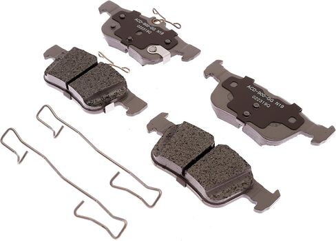 ACDelco Advantage 14D1665CH Ceramic Rear Disc Brake Pad Set with Springs and Clips in Saudi Arabia