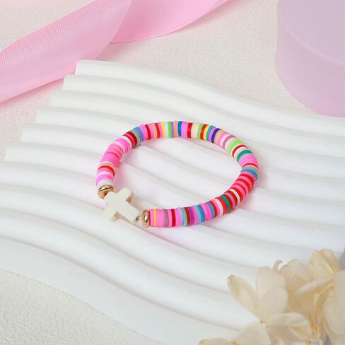 Braided Rope Cross Bracelets First Communion Baptism Christian Birthday Valentines Christmas Easter Gifts in Saudi Arabia