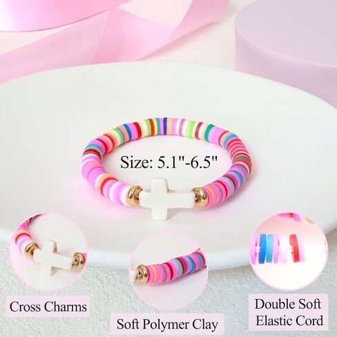 Braided Rope Cross Bracelets First Communion Baptism Christian Birthday Valentines Christmas Easter Gifts in Saudi Arabia