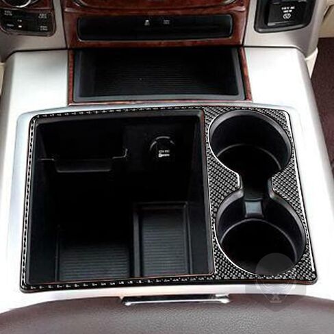 Real Carbon Fiber Center Console Gear Shift Panel Frame Trim Sticker Set Compatible with Ram 1500 2500 3500 2013 2014 2015 Auto Interior Accessories Black 7pcs(Type B) in Saudi Arabia