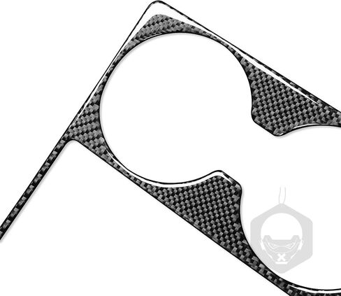 Real Carbon Fiber Center Console Gear Shift Panel Frame Trim Sticker Set Compatible with Ram 1500 2500 3500 2013 2014 2015 Auto Interior Accessories Black 7pcs(Type B) in Saudi Arabia