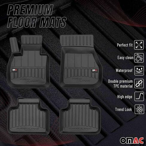 OMAC Premium Cargo Mats Liner for Mini Cooper Countryman R60 2011-16 All-Weather in Saudi Arabia