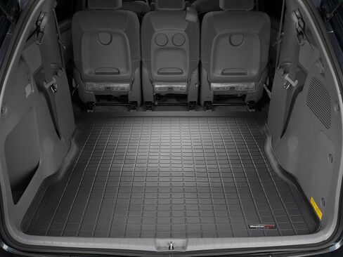 WeatherTech Cargo Trunk Liner for Toyota Sienna - Behind 2nd Row (40243) Black in Saudi Arabia