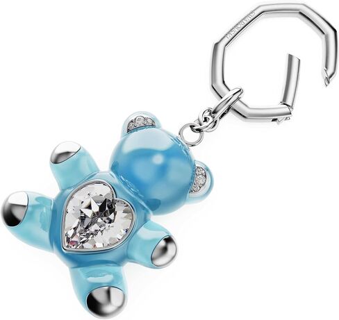 Swarovski Teddy Key Ring, Blue in Saudi Arabia