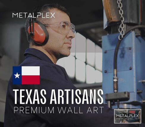 METALPLEX Mountain Range Metal Wall Art – Modern Aluminum Composite Wall Decor for Living Room, Bedroom, Office & Entryway – Lightweight, Rust & Fade Resistant & Easy to Install – Black, 47" x 22" in Saudi Arabia