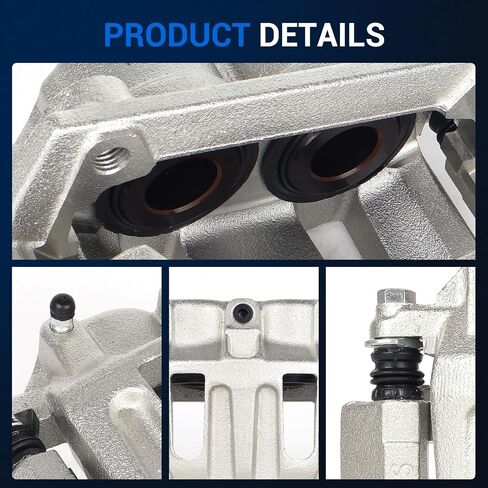 مجموعة فرجار الفرامل الأمامية Autoround 18B4751 18B4750 مع دعامة تناسب Ford F-150 1999-2003 / F-150 Heritage 2004 / Lobo 99-04، Lincoln Blackwood 02-03، جانب السائق والراكب in Saudi Arabia