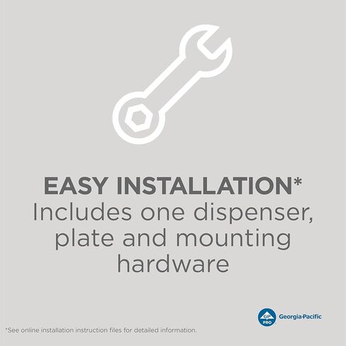 موزع مناشف ورقية قابل للطي/متعدد الطي من GP PRO (جورجيا والمحيط الهادئ)، أبيض، 56630/01، 11.100 بوصة عرض × 5.500 بوصة عمق × 15.400 بوصة ارتفاع in Kuwait