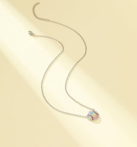 Sports Baseball Soccer Volleyball Necklace Gifts,Basketball Football Tennis Necklaces Jewelry for Sports Fan Lovers in Saudi Arabia