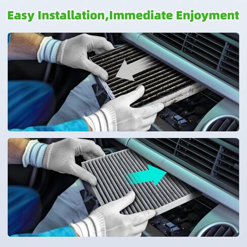 AUTOKAY P640110 Cabin Air Filter Fit for International HV507 HV513 HV607 HV613 MV607 LT625 for Kenworth T660 T680 T700 T800 T880 W900 for Peterbilt 567 579 2011-2021 Set of 2 RE# X1987001 AF55839 in Saudi Arabia