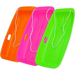 زلاجات ثلجية للأطفال البالغين، زلاجات ثلجية مقاومة للتزحلق مع حبل سحب ومقابض، زلاجات رملية مرنة مع حبل سحب لراكبين 1-2، زلاجات تزحلق على الجليد في فصل الشتاء in Kuwait