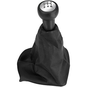 Keenso Gear Shift Cover, 5 Speed Gear Shift Stick Knob Cover Gaiter Boot Leather for 207307406 in Kuwait