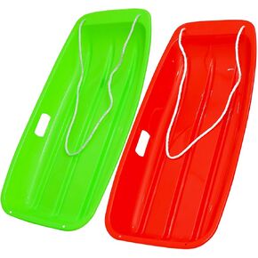 3PCS Kids' Snow Sled - Durable Lightweight Design for Winter Fun, Easy-to-Steer Sledge with Comfortable Seat, Perfect for Snowy Adventures in Saudi Arabia