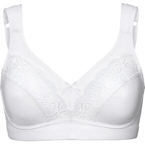 Womens Treasure Full Figure Organic Cotton Wireless Bra in Saudi Arabia
