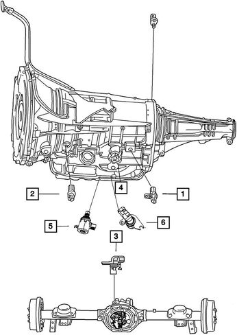 Mopar 52125003AD Abs Wheel Speed Sensor Jeep Wrangler Liberty Dodge Nitro in Saudi Arabia