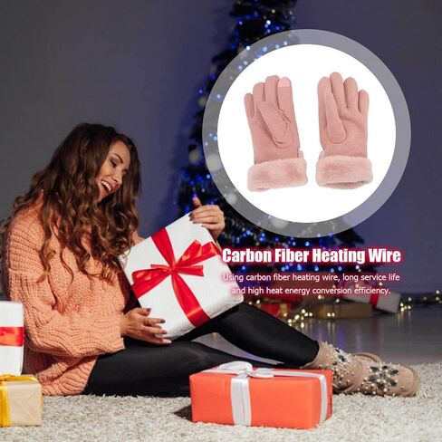 Heated Gloves Gloves Women Heated Gloves Touc Heated Gloves USB Heating Gloves Hand War Touch Sesign Temperature for Women Skiing Walking Riding in Saudi Arabia