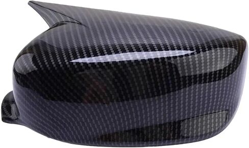 غطاء مرآة الرؤية الخلفية الجانبية للسيارة على طراز القرن متوافق مع Acura ILX 2013-2017 2018 2019 2020 2021 2022 نمط ألياف الكربون الأسود ABS in Kuwait