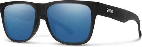 SMITH Lowdown 2 Sunglasses with Chromapop Lenses - Polarized Sunglasses - for Men & Women - Matte Black ChromaPop Glass Polarized Blue Mirror in Saudi Arabia