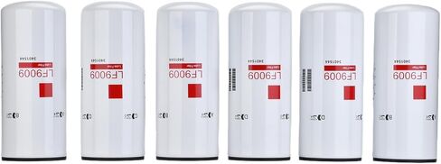 6PCS LF9009 Fuel Filter Compatible With Cummins ISC 8.3L,ISL/QSL .0L,ISM,N14,M11,NTA 855 Diesel Engine for Cummins 3401544 1216400561 Replaces BD7309 51748 P553000 XLF75000 PF1217F in Saudi Arabia