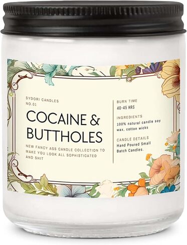 Funny Scented Candle – Sophisticated AF Lavender Candle – Gag Gift for Men, Women, Roommates, Coworkers – Housewarming, New Home, New Apartment, Dorm – 7oz Hand-Poured Soy Wax in Saudi Arabia