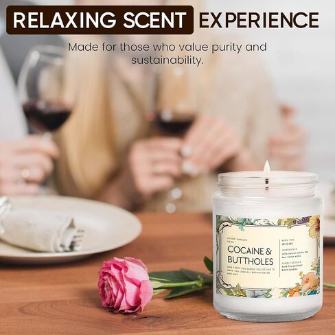 Funny Scented Candle – Sophisticated AF Lavender Candle – Gag Gift for Men, Women, Roommates, Coworkers – Housewarming, New Home, New Apartment, Dorm – 7oz Hand-Poured Soy Wax in Saudi Arabia