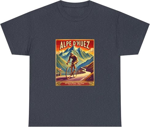 Men's Alpe d'Huez Tour de France Cycling T-Shirt - Unisex Classic Cotton T-Shirt in Saudi Arabia
