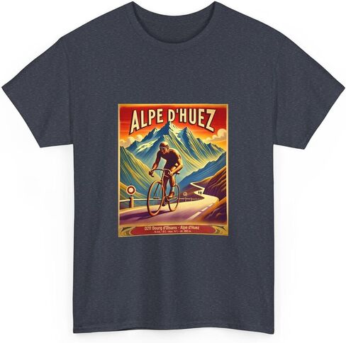 Men's Alpe d'Huez Tour de France Cycling T-Shirt - Unisex Classic Cotton T-Shirt in Saudi Arabia