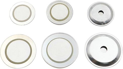 10Pcs Piezoelectric Piezo Ceramic Wafer Plate Buzzer Loudspeaker Iron Steel Diameter 12 20 27 35 50 MM(10PCS 12MM Iron) in Saudi Arabia