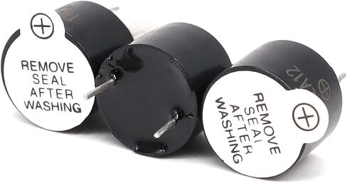 10pcs/lot 12095 3V 5V 12V Active Buzzer Magnetic Long Continous Beep Tone Alarm Ringer 12*9.5mm Active Alarm Buzzers TMB12A03(10pcs TMB12A24) in Saudi Arabia