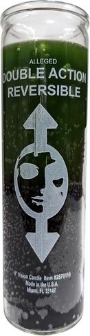 Generic Reversible (Double Action Reversible) Green/Black 2-Color Candle in Saudi Arabia