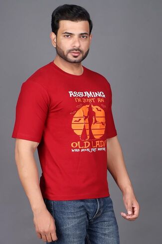 Men's T-Shirts Short Sleeve Round Neck Tshirts for Man, Halloweentown Pumpkin Print in Saudi Arabia