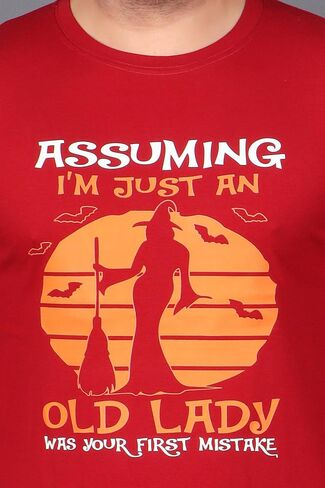 Men's T-Shirts Short Sleeve Round Neck Tshirts for Man, Halloweentown Pumpkin Print in Saudi Arabia