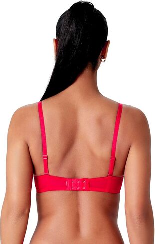Gossard Women's Glossies Lace Semi-Sheer Underwire Bra- Everyday Basic, Adjustable Straps, Red (Chilli Red), 32FF in Kuwait
