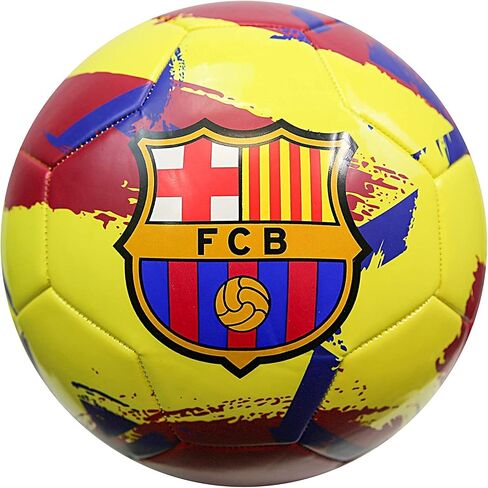 Icon Sports International Clubs Official Licensed Kaleidoscope Soccer Ball | FC Barcelona, White, Kaleidoscope in Saudi Arabia