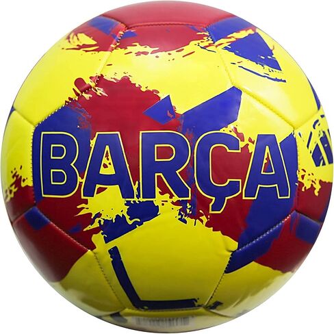 Icon Sports International Clubs Official Licensed Kaleidoscope Soccer Ball | FC Barcelona, White, Kaleidoscope in Saudi Arabia