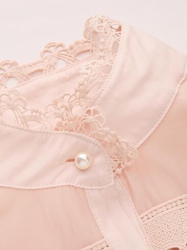 CIDER Maxi Dress Button Solid Turtle Neck Guipure Chiffon Long Sleeve Pearl Middle Waist Elegant Women Dress in Saudi Arabia