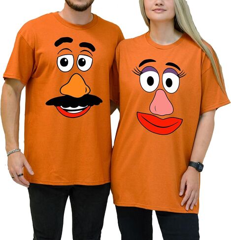 Mr Potato and Mrs Potato Thanksgiving Shirt Sweatshirt Hoodie - Matching Thanksgiving Funny Potato Face Couple Shirt, Cute Couples Tshirt, Fall Family Matching Sweater, Shirts for Husband and Wife in Saudi Arabia