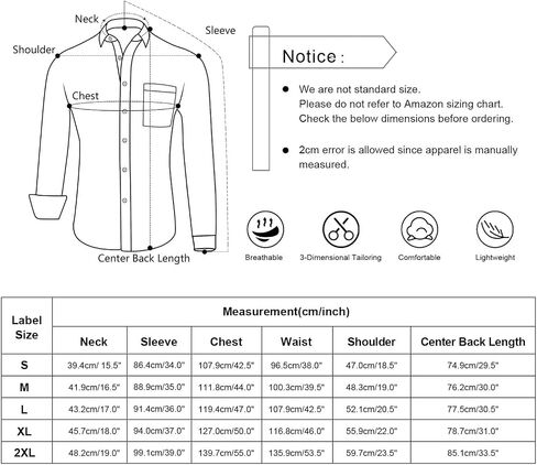 Men's Business Slim Fit Dress Shirt Long Sleeve Patchwork Button-Down Shirt in Saudi Arabia