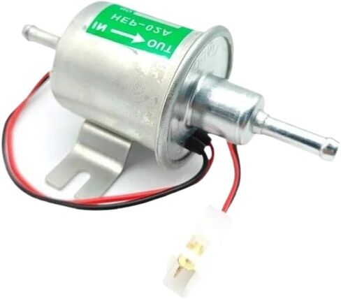 12V Universal Electric Fuel Pump Low Pressure Bolt Fixing Wire HEP-02A Compatible With Car Motorcycle ATV Carburetor For Diesel in Saudi Arabia