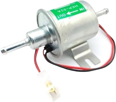12V Universal Electric Fuel Pump Low Pressure Bolt Fixing Wire HEP-02A Compatible With Car Motorcycle ATV Carburetor For Diesel in Saudi Arabia