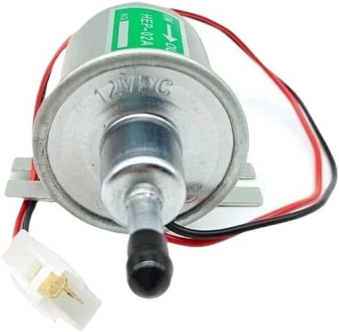 12V Universal Electric Fuel Pump Low Pressure Bolt Fixing Wire HEP-02A Compatible With Car Motorcycle ATV Carburetor For Diesel in Saudi Arabia