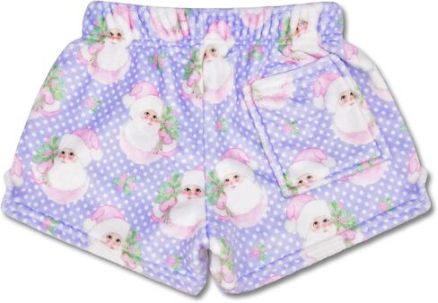 Iscream Big Girls Silky Soft Plush Fun Print Shorts - Collection Twinkle Collection in Saudi Arabia