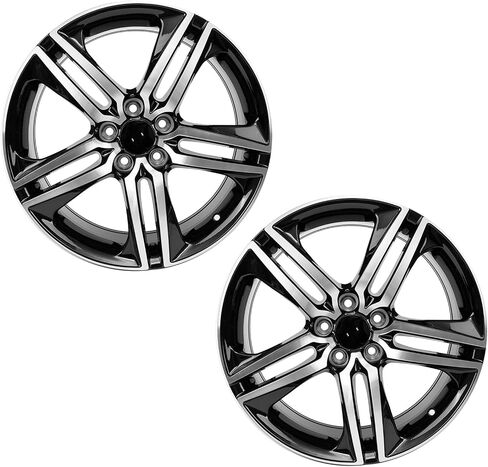عجلة معدنية جديدة مقاس 19 بوصة مقاس 19 × 8 بوصة لسيارة Honda Accord 2016 2017 مصنوعة من قطعتين باللون الأسود من مصنع المعدات الأصلي in Kuwait