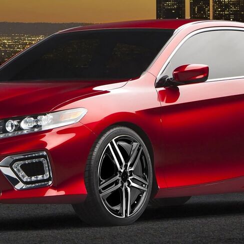 عجلة معدنية جديدة مقاس 19 بوصة مقاس 19 × 8 بوصة لسيارة Honda Accord 2016 2017 مصنوعة من قطعتين باللون الأسود من مصنع المعدات الأصلي in Kuwait