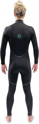 Dakine Men's 4/3mm Mission Chest Zip Fullsuit Wetsuit Black, X-Large in Saudi Arabia