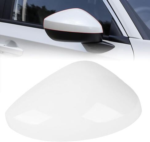 Driver Side Mirror Cover Compatible with 11th Gen Civic 2022 2023 2024 2025, Glossy Black Rear View Mirror Cap, Without Turn Signal Light Version in Kuwait